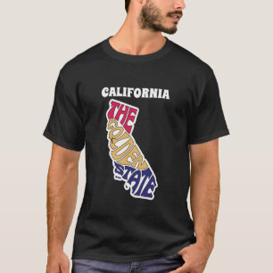 California Staaten Nickname Word Art T-Shirt