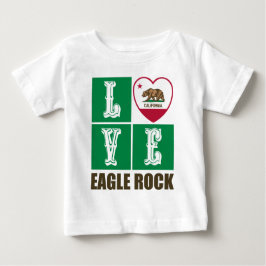 California State Flag Heagle Rock Baby T-shirt