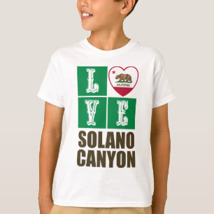 California State Flag Heart Solano Canyon T-Shirt