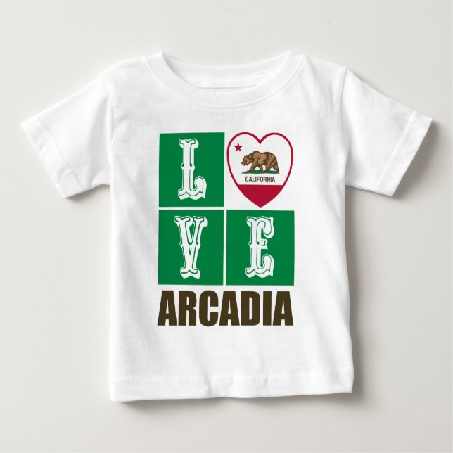 California State Flag Heathrow Arcadia Baby T-shirt (Vorderseite)