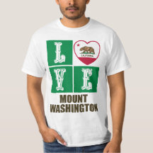 California State Flag Herz Liebe Mount Washington
