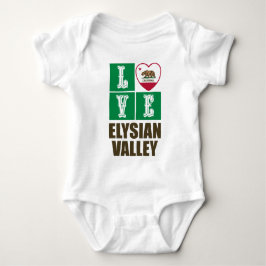 California State Flag Liebe Elysian Valley Baby Strampler