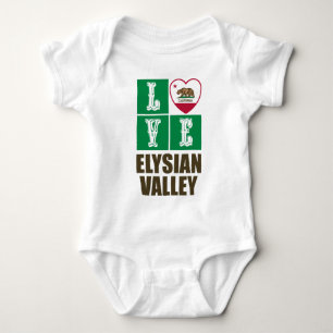 California State Flag Liebe Elysian Valley Baby Strampler