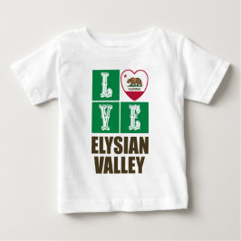 California State Flag Liebe Elysian Valley Baby T-shirt