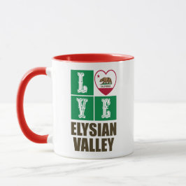California State Flag Liebe Elysian Valley Tasse