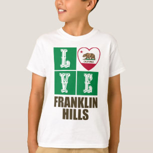California State Flag Liebe Franklin Hills T-Shirt