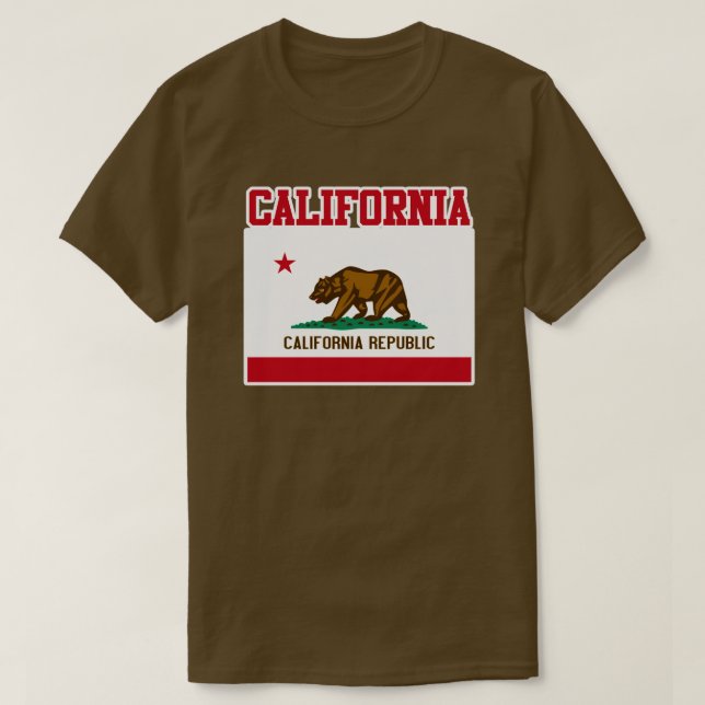 California State Flag T - Shirts (Design vorne)