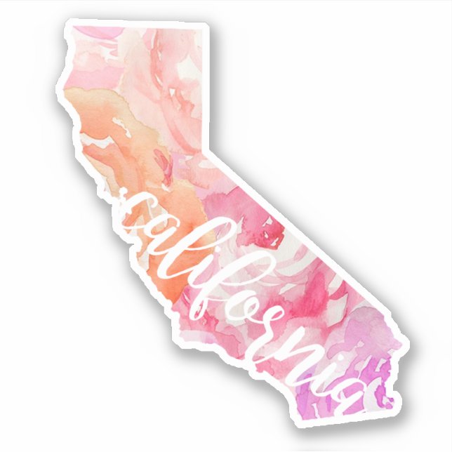 California Sticker (Vorderseite)