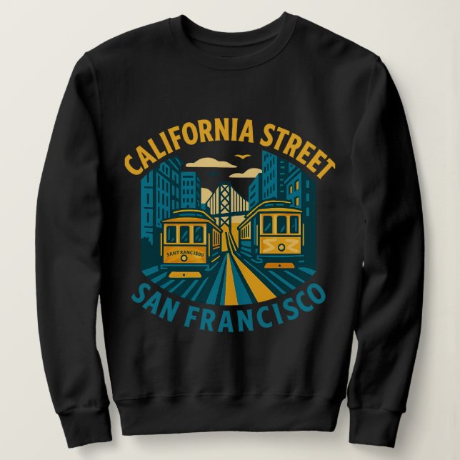 California Street San Francisco Sweatshirt (Design vorne)