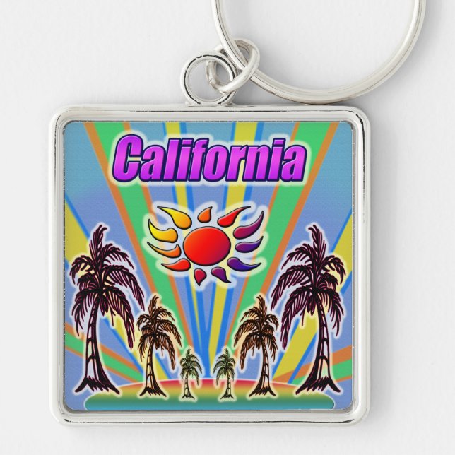 California Summer Liebe Schlüsselanhänger (Vorne)