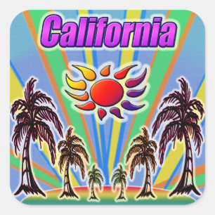 California Summer Liebe Sticker