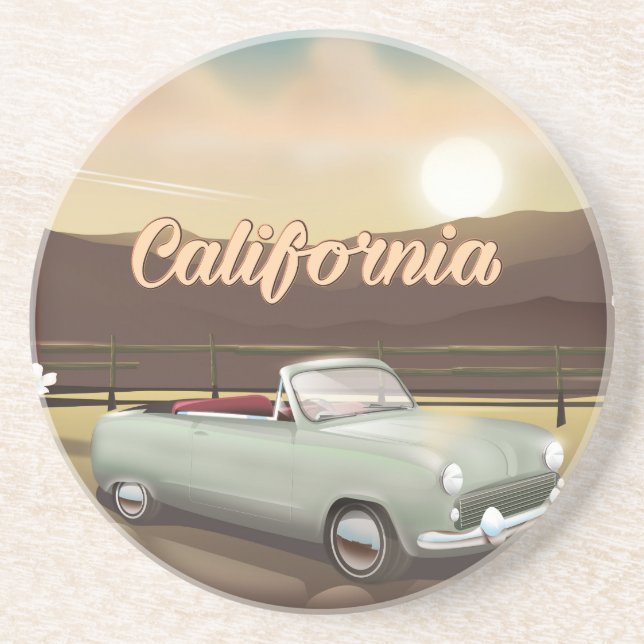 California Sunset Getränkeuntersetzer (Vorne)