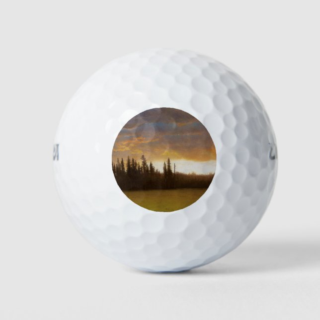 California Sunset (kalifornische Landschaft) Golfball (Vorderseite)