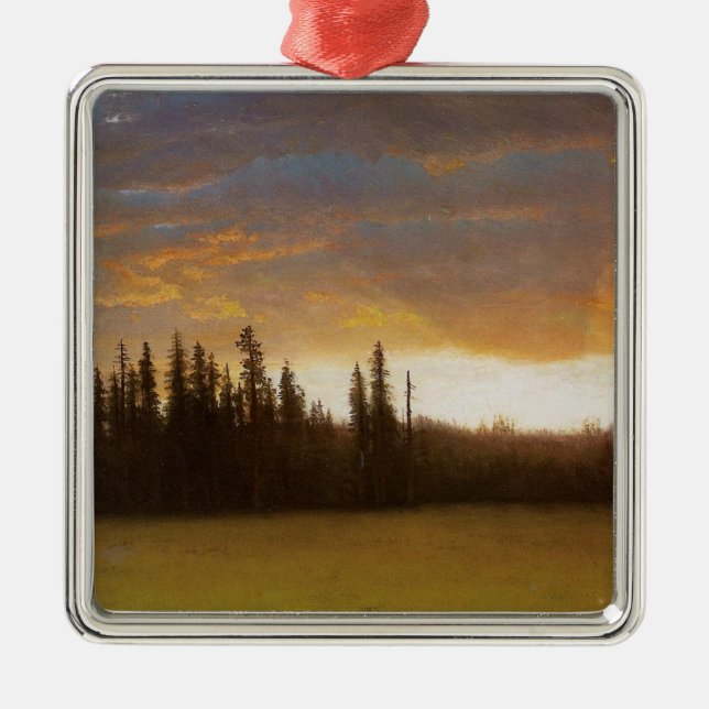 California Sunset (kalifornische Landschaft) Ornament Aus Metall (Vorne)