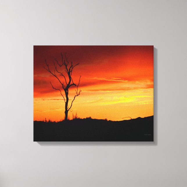 California Sunset Leinwand (Vorderseite)