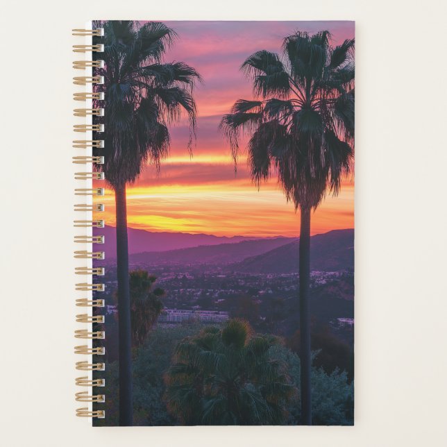 California Sunset Notebook Planer (Vorderseite)