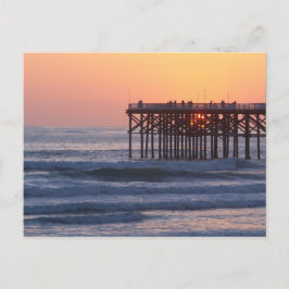 California Sunset Postcard Postkarte