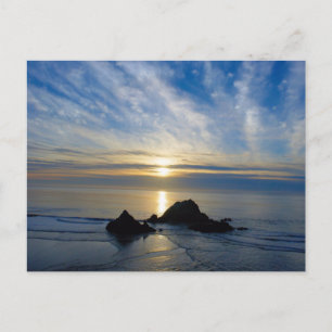 California Sunset Postkarte