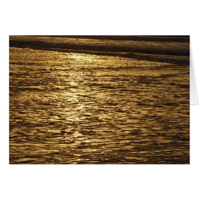 California Sunset Waves Ocean Seascape (Vorderseite (Horizontal))
