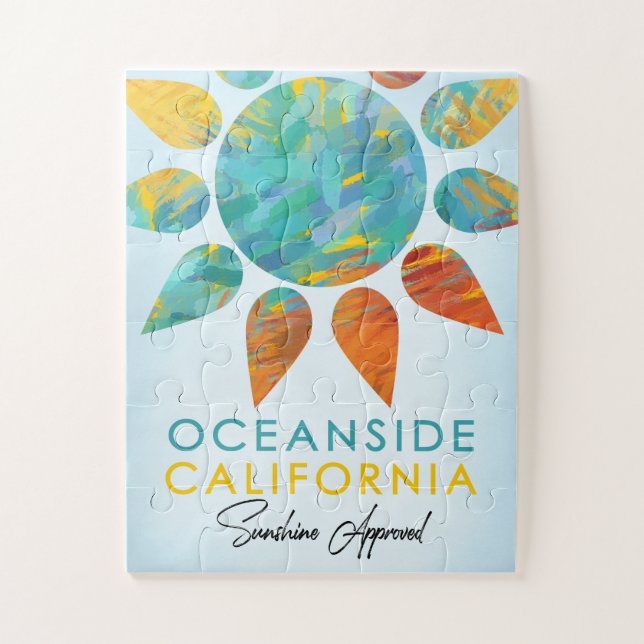 California Sunshine Travel Puzzle (Vertikal)