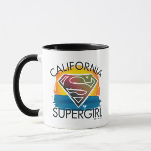 California Supergirl Sunset Graphic Tasse