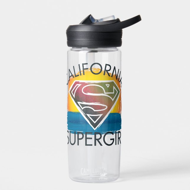 California Supergirl Sunset Graphic Trinkflasche (Links)