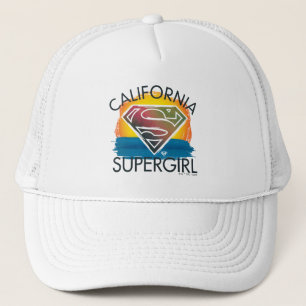 California Supergirl Sunset Graphic Truckerkappe