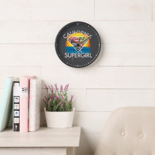 California Supergirl Sunset Graphic Uhr
