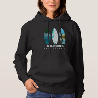 California Surf Paradise Pride Vacation Travel Sur Hoodie