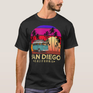 California Surf San Diego Vintage Van Surfer T-Shirt