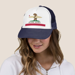 California Surfbär Trucker Hat Truckerkappe