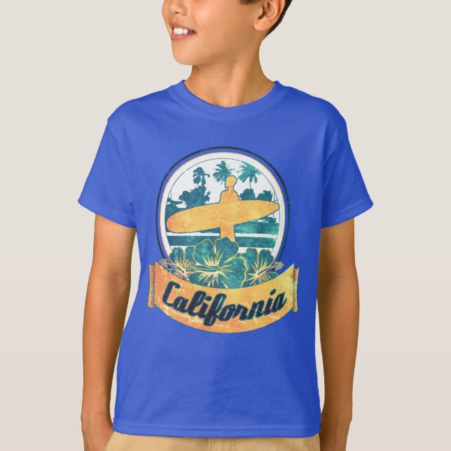 California Surfboard T-Shirt (Vorderseite)