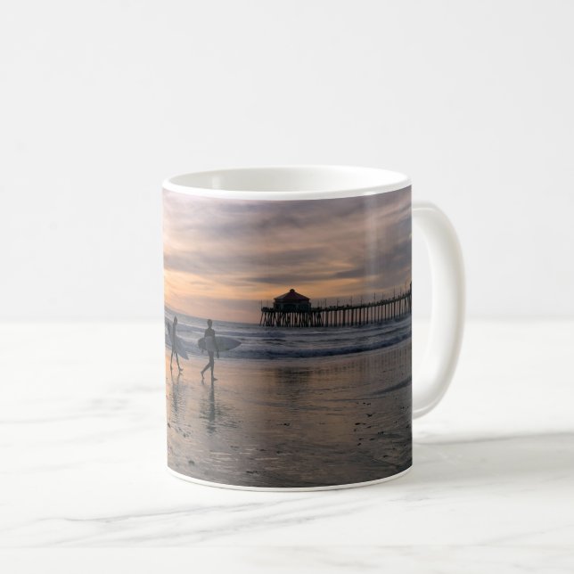 California Surfer bei Sunset Kaffeetasse (VorderseiteRechts)