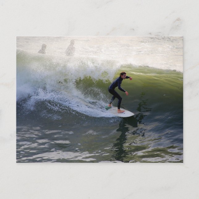 California Surfer Postcard Postkarte (Vorderseite)