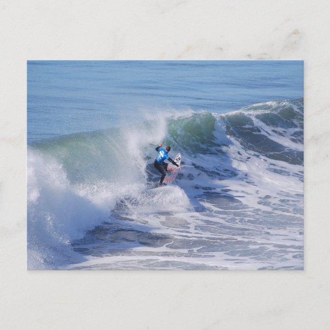 California Surfer Postcard Postkarte (Vorderseite)