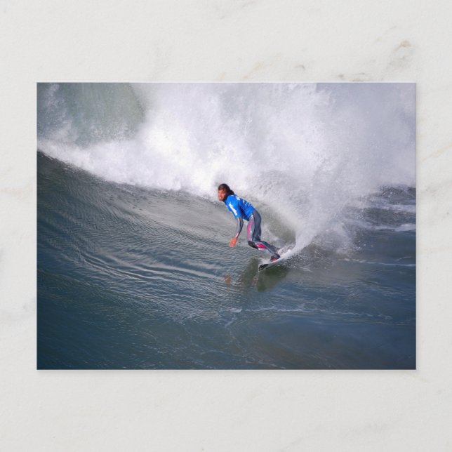California Surfer Postcard Postkarte (Vorderseite)