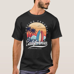 California Surfing Paradise Herren T-Shirt