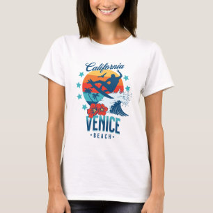 California Surfing Strand von Venedig T-Shirt