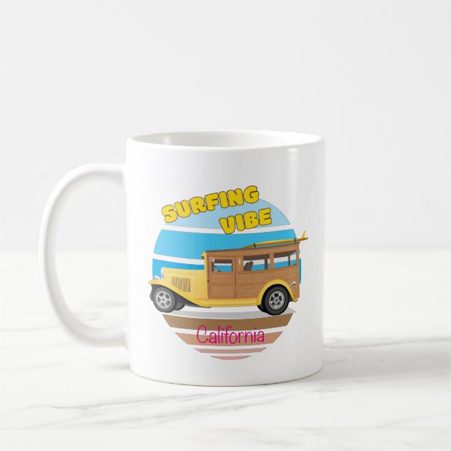 California Surfvibe Kaffeetasse (Links)