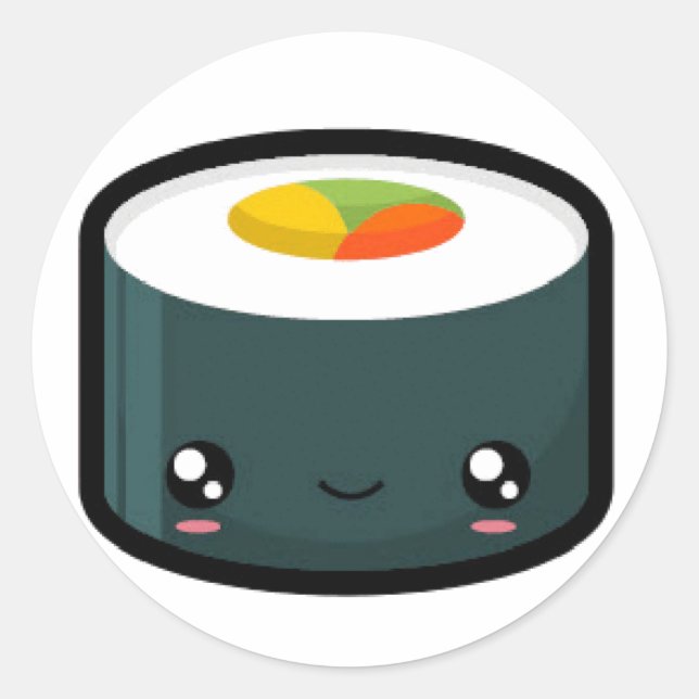 California Sushi Sticker (Vorderseite)