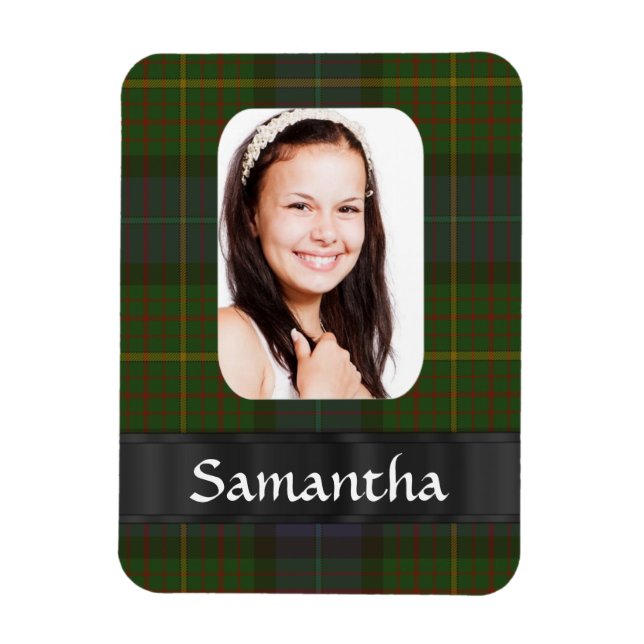 California Tartan kariert Foto Template Magnet (Vertikal)