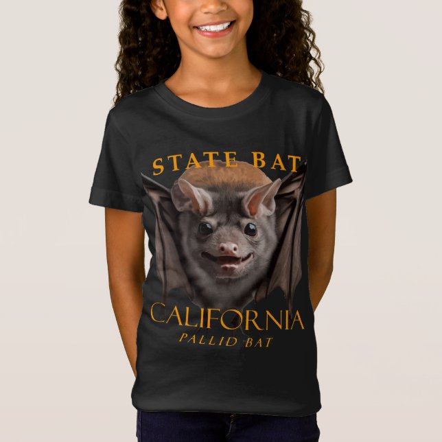 California Territory Bat The Pallid Bat T-Shirt (Vorderseite)