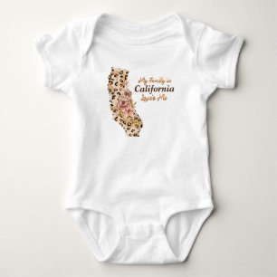 California Themed Baby Clothes, California Staat Strampler