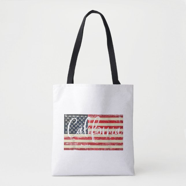 California Tote Bag Leinwand Tasche (Vorderseite)