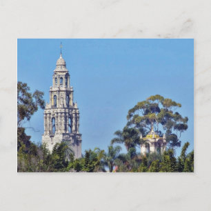 California Tower in Balboa Park San Diego Postkarte