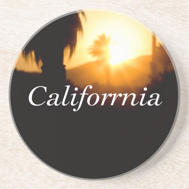 California Träumerei Getränkeuntersetzer (Vorne)