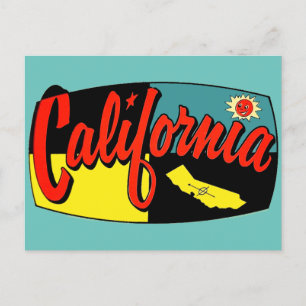 California Travel - Postcard Postkarte