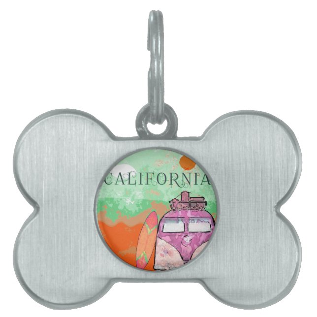 California Travel Poster Tiermarke (Vorderseite)