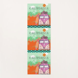 California Travel Poster Yoga Mat Yogamatte