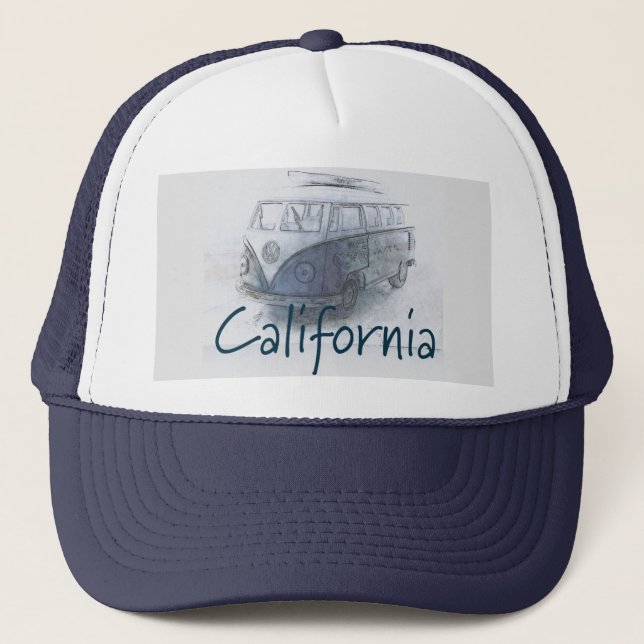 California Trucker Hat Truckerkappe (Vorderseite)